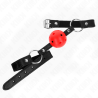 Kink - Boule Creuse Dure Rouge 4,5 Cm Gag Modele 1 63,5 X 2 Cm